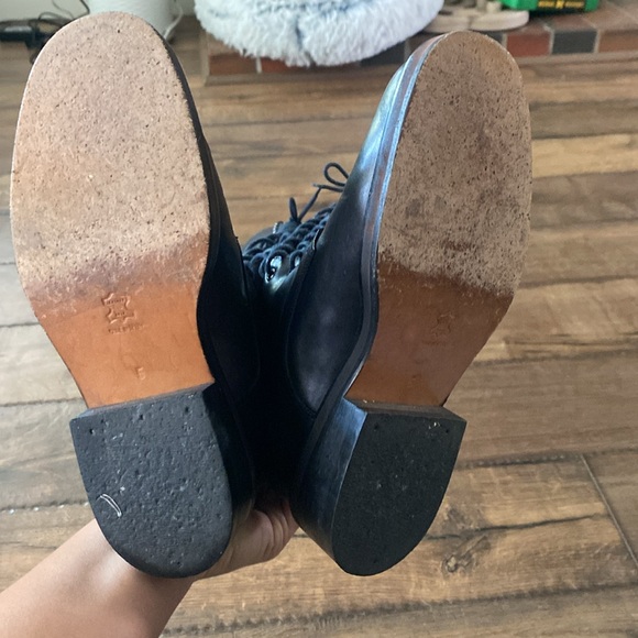 Charles David Lace Up Boots - Picture 6 of 10